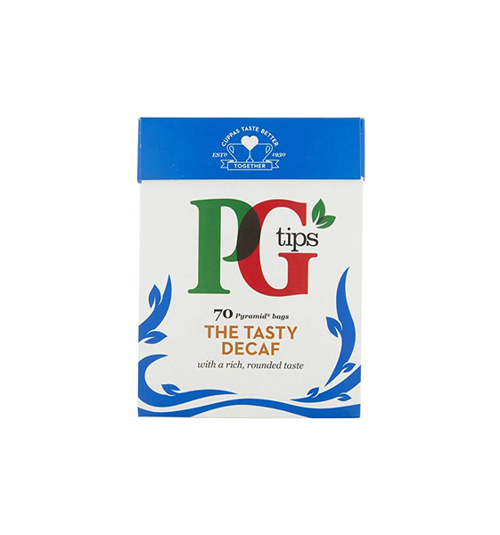 PG Tips Decaffeinated 70 Tea Bags – Teadog